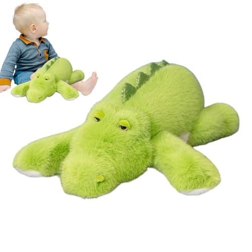 Liakyunf Krokodilgefüllter Tier, Alligator -Stofftier - Entzückende Hugger Plüsch Alligator Super Soft - 17 Zoll Huggable Lustige entzückende Zimmerdekorpuppe für Kinder Erwachsene Mädchen Babys von Liakyunf