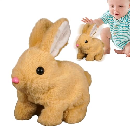 Liakyunf Light Up Bunny Toy, Electric Bunny Toy - Walk Animal Plüschspielzeug,Beleuchtete Babys Kaninchen Sound Doll Girl Interaktive Elektro -Tierpuppe für Liakyunf Light Up Bunny Toy, Electric Bunny Toy - Walk Animal Plüschspielzeug,Beleuchtete Babys Kaninchen Sound Doll Girl Interaktive Elektro -Tierpuppe für von Liakyunf