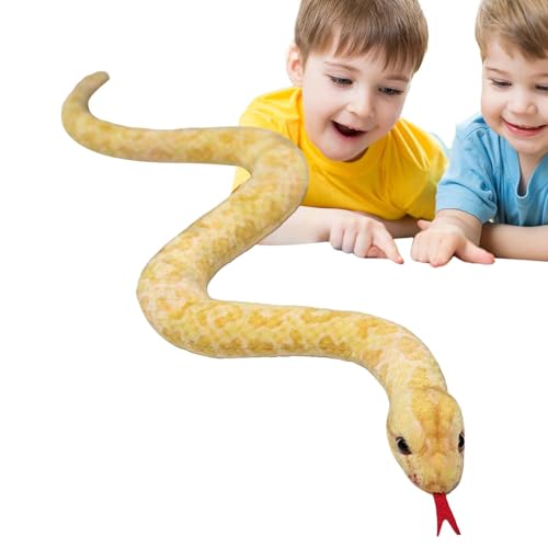 Liakyunf Schlangengefüllte Tier, Stoffschlange | Cobra Streich Prop | 39 Zoll waschbares gefülltes Kuschelspielzeug weiche und süße Kinder für und Mädchen Geburtstagsfeier Streiche von Liakyunf