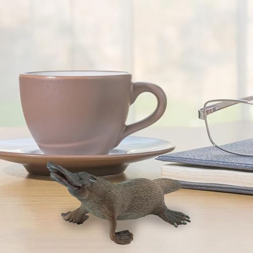 Liakyunf Schnabeltier Abbildung | Tiermodell Spielzeug | Simulierte Tiermodelle Schnabeltier, Schnabeltierspielzeug, Schnabeltierfigur Lernspielzeug für Mädchen und von Liakyunf