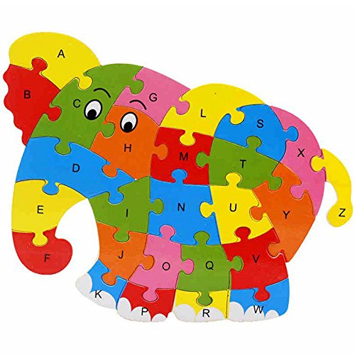 Buntes hölzernes Puzzle Lianshi-Alphabet-Puzzle 26 englische Buchstaben Buchstabieren Kinderspielzeug-Elefant-Puzzlespiel Buntes hölzernes Puzzle Lianshi-Alphabet-Puzzle 26 englische Buchstaben Buchstabieren Kinderspielzeug-Elefant-Puzzlespiel von LianShi