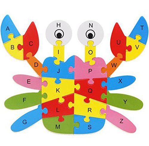 Buntes hölzernes Puzzle Lianshi-Alphabet-Puzzle 26 englische Buchstaben Buchstabieren das Kinderspielzeug-Krabben-Puzzlespiel Buntes hölzernes Puzzle Lianshi-Alphabet-Puzzle 26 englische Buchstaben Buchstabieren das Kinderspielzeug-Krabben-Puzzlespiel von LianShi