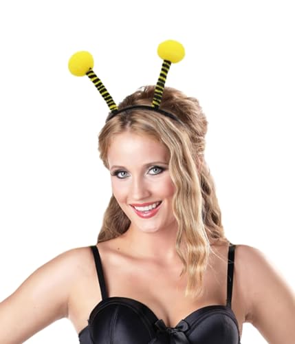 Liatunou Bienen-Haarband, niedlicher Tierkönigin, Bienenkäfer-Kopfschmuck, Marienkäfer-Antennen-Stirnband für Halloween, Weihnachten, Party, Geburtstag, (Biene) von Liatunou