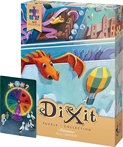 Libellud | Dixit Puzzle Collection | Motiv: Adventure | 500 Teile | Format: 34 x 48 cm | Ab 6+ Jahren | Sprachneutral von Asmodee