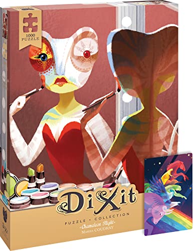 Libellud | Dixit Puzzle Collection | Motiv: Chameleon Night | 1.000 Teile | Format: 48 x 68 cm | Ab 14+ Jahren | Sprachneutral von Libellud