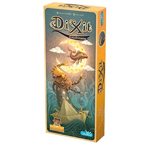 Asmodee Libellud Dixit Daydreams Erweiterung, Fantasie- und Kreativitätsspiel, mehrfach ausgezeichnet, ab 8 Jahren, für 3 bis 8 Spieler, 30 Minuten pro Spiel, mehrsprachig (einschließlich Spanisch) von Asmodee