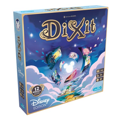 Libellud, Dixit: Disney Edition, Familienspiel, Kartenspiel, 3-6 Spieler, Ab 8+ Jahren, 30 Minuten, Deutsch Libellud, Dixit: Disney Edition, Familienspiel, Kartenspiel, 3-6 Spieler, Ab 8+ Jahren, 30 Minuten, Deutsch von Libellud