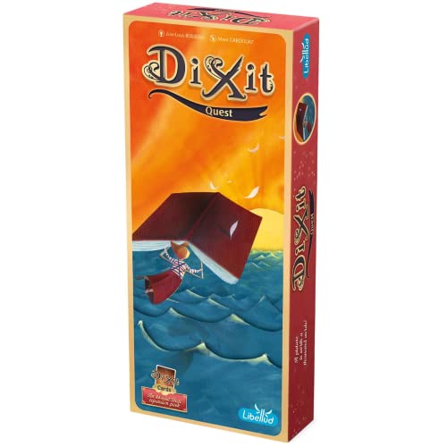 Asmodee Libellud | Dixit Quest | Erweiterung | Fantasie- und Kreativitätsspiel mit Mehreren Preisen | ab 8 Jahren | 3 bis 8 Spieler | 30 Minuten pro Spiel | mehrsprachig (inklusive Spanisch) von Asmodee
