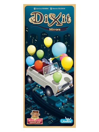 Libellud , Dixit Expansion 10: Mirrors , Board Game , Ages 8+ , 3 to 8 Players , 30 Minutes Playing Time,Pink von Libellud