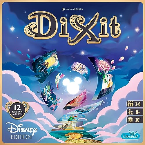 Libellud | Dixit: Disney Edition | Gesellschaftsspiel | 8 Jahre und älter | 3-6 Spieler | 30 Minuten Spielzeit – englische Version Libellud | Dixit: Disney Edition | Gesellschaftsspiel | 8 Jahre und älter | 3-6 Spieler | 30 Minuten Spielzeit – englische Version von Libellud