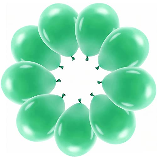 10 Luftballons Pastell Grün Eco Ballons pastellgrün Made in EU Deko Gartenparty Sportfest Geburtstag Kinder Erwachsene Frühling Ostern Sommerfest Helium geeignet Pastell Ballons Grün von Libetui