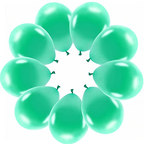 10 Metallic Grün Luftballons Eco grüne Ballons Made in EU Deko Geburtstag Kinder Erwachsene Osterfeier Party Hochzeit farbenfrohe Ballons Helium geeignet von Libetui