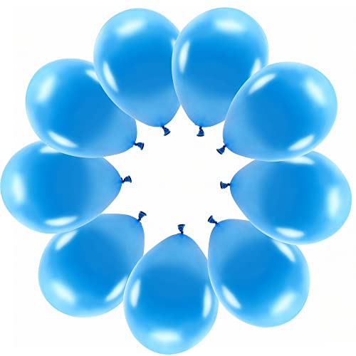 10 Luftballons Blau Pastell Eco Ballons blau Made in EU Deko Geburtstag Kinder Erwachsene Hochzeit Party pastellblaue Ballons Helium geeignet von Libetui