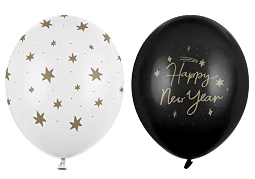10 Stück Luftballons Neujahr 2026 Ballons Happy New Year Dekoballon Neues Jahr Luftballon Silvester Ballons von Libetui