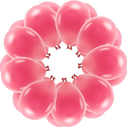 25 Luftballons Pastell Hellrot Eco Luftballons Made in EU Deko Party Geburtstag Kinder Erwachsene Hochzeit Feier pastell-rote Ballons Helium geeignet von Libetui