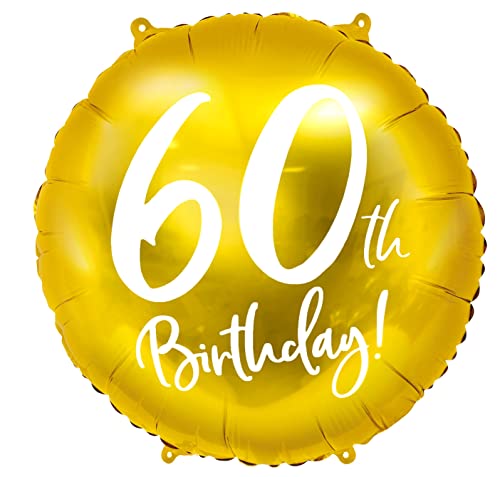 3er Set Luftballons 60. Geburtstag Folienballon 60 Geburtstag Frau Mann Geschenk Luftballon 60th Birthday Deko Ballon Zahl 60 Gold, 45cm 3er Set Luftballons 60. Geburtstag Folienballon 60 Geburtstag Frau Mann Geschenk Luftballon 60th Birthday Deko Ballon Zahl 60 Gold, 45cm von Libetui