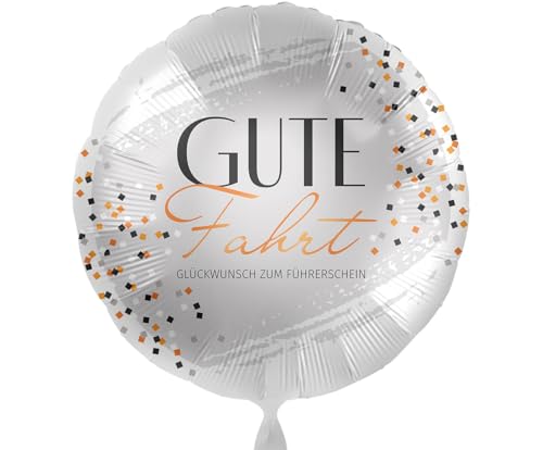 Ballon Führerschein Gute Fahrt Folienballon Glückwunsch zum Führerschein Ballon Geschenk Führerscheinprüfung Fahrschule Party, Made in EU von Libetui