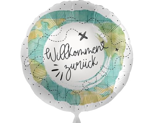 Ballon Willkommen Zurück Folienballon Welcome Back Rückkehr Party Begrüßung Heimkehr Luftballon Made in Germany - ungefüllt, Helium geeignet Ballon Willkommen Zurück Folienballon Welcome Back Rückkehr Party Begrüßung Heimkehr Luftballon Made in Germany - ungefüllt, Helium geeignet von Libetui
