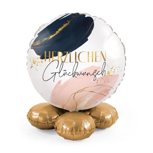 Eleganter Folienballon Herzlichen Glückwunsch zum Geburtstag selbstehende Funktion Set Ballons Geburtstag Frauen Mädchen Birthday Ballon von Libetui