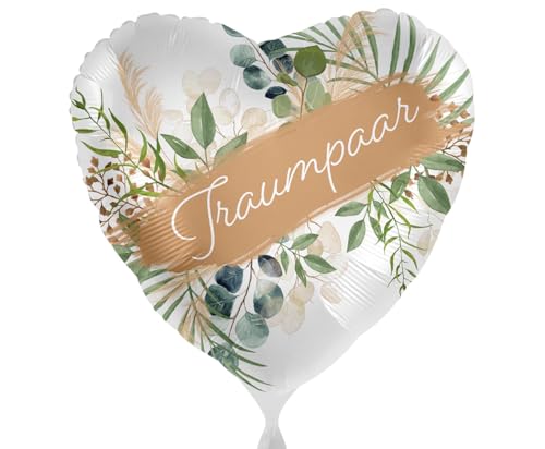 Eleganter Folienballon Traumpaar Hochzeit Luftballon Made in EU Ballon Verlobung Valentine Hochzeitsdeko Ballon Trauung Geschenk Brautpaar Trauung Fotoshooting von Libetui