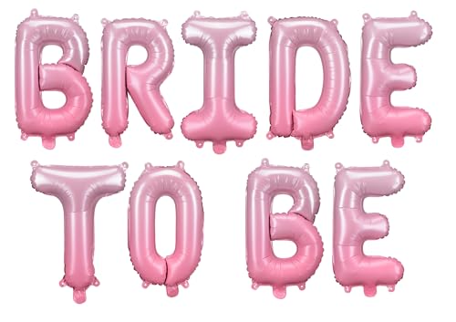 Folienballon BRIDE TO BE Pink Rosa Luftballon Girlande Hochzeitsdeko Deko Hochzeit Verlobung Ballon JGA Deko Hen Party, 350 x 35cm Folienballon BRIDE TO BE Pink Rosa Luftballon Girlande Hochzeitsdeko Deko Hochzeit Verlobung Ballon JGA Deko Hen Party, 350 x 35cm von Libetui