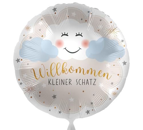 Folienballon Baby Willkommen Kleiner Schatz Ballon Babyparty Hallo Baby Dusche Luftballon Geburtsparty, Made in EU, Helium geeignet Folienballon Baby Willkommen Kleiner Schatz Ballon Babyparty Hallo Baby Dusche Luftballon Geburtsparty, Made in EU, Helium geeignet von Libetui