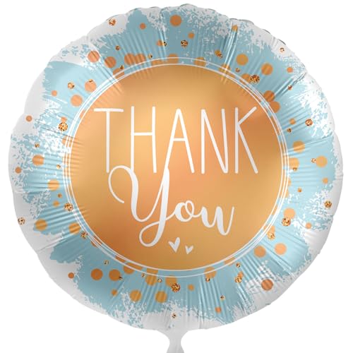 Folienballon Danke Danksagung 'Thank you' Ballon Ehrungsfeier Ruhestand Dankeschön Geschenk Kollegen LehrerIn Nachbar Familie Alltag, Made in EU von Libetui