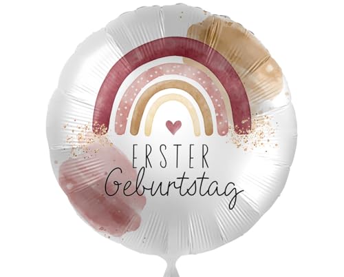 Folienballon Erster Geburtstag Regengbogen Ballon 1. Geburtstag Mädchen 1 Jahr Luftballon, Made in EU Folienballon Erster Geburtstag Regengbogen Ballon 1. Geburtstag Mädchen 1 Jahr Luftballon, Made in EU von Libetui