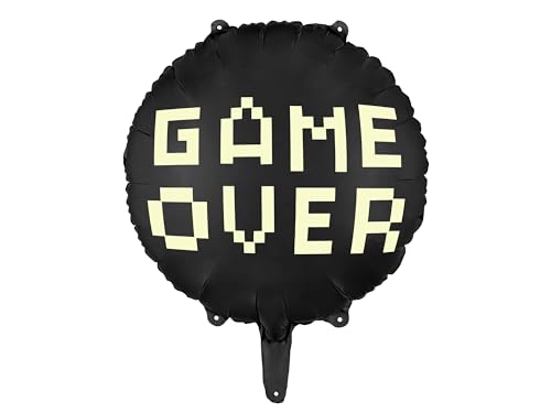 Folienballon 'Game Over' Ballon Party Spielabend Gaming Contest Wettbewerb Geburtstag Familie Freunde Deko Geschenk Kindergeburtstag Teen Gamer Luftballon Folienballon 'Game Over' Ballon Party Spielabend Gaming Contest Wettbewerb Geburtstag Familie Freunde Deko Geschenk Kindergeburtstag Teen Gamer Luftballon von Libetui