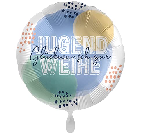 Folienballon Jugendweihe Glückwunsch Jugendweihe Ballon -Made in EU- Luftballon Deko Jugendweihefeier ungefüllt, Helium geeignet Folienballon Jugendweihe Glückwunsch Jugendweihe Ballon -Made in EU- Luftballon Deko Jugendweihefeier ungefüllt, Helium geeignet von Libetui