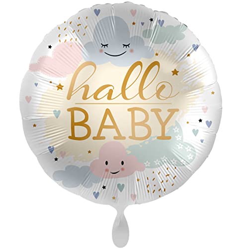 Folienballon Hallo Baby Ballon Babyparty Hello Baby Willkommen Luftballon Geschenk Geburt Made in EU ungefüllt, Helium geeignet Folienballon Hallo Baby Ballon Babyparty Hello Baby Willkommen Luftballon Geschenk Geburt Made in EU ungefüllt, Helium geeignet von Libetui