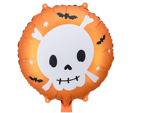 Folienballon Halloween Totenkopf gruseliger Ballon Deko Halloween Party Skull Schädel Fledermaus 45/35cm Folienballon Halloween Totenkopf gruseliger Ballon Deko Halloween Party Skull Schädel Fledermaus 45/35cm von Libetui