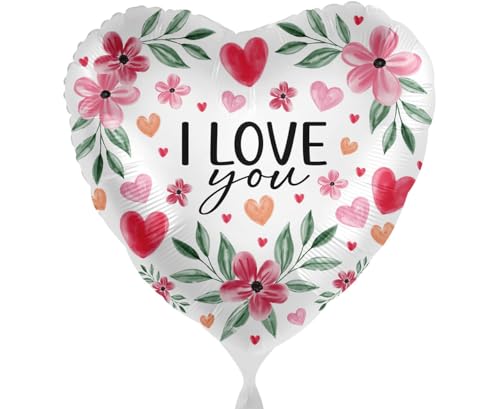 Folienballon I love You Herz Ballon Heiratsantrag Verlobung Geschenk Hochzeit Valentinstag Liebeserklärung Ich liebe Dich Hochzeitstag Made in EU von Libetui