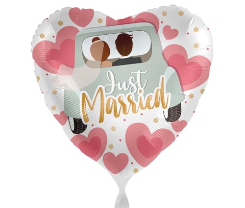 Folienballon Just Married Luftballon Hochzeit Geschenk Brautpaar Luftballon EU Hochzeitsdeko Ballon Flitterwochen Honeymoon nostalgisch Folienballon Just Married Luftballon Hochzeit Geschenk Brautpaar Luftballon EU Hochzeitsdeko Ballon Flitterwochen Honeymoon nostalgisch von Libetui