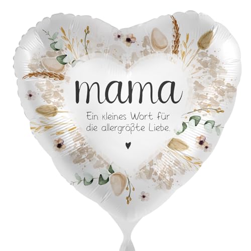 Folienballon ' Mama - ein kleines Wort für die aller größte Liebe' Blumen Boho Stil Ballon Muttertag Deko Geschenk Mama Geburtstag Mutter Luftballon Geschenk Mutti, Made in EU, Helium geeignet Folienballon ' Mama - ein kleines Wort für die aller größte Liebe' Blumen Boho Stil Ballon Muttertag Deko Geschenk Mama Geburtstag Mutter Luftballon Geschenk Mutti, Made in EU, Helium geeignet von Libetui