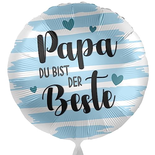 Folienballon Papa - Du bist der Beste - Geschenk zum Papa's Geburtstag, Vatertag Ballon für Vater, ungefüllt, 43cm, Helium geeignet Folienballon Papa - Du bist der Beste - Geschenk zum Papa's Geburtstag, Vatertag Ballon für Vater, ungefüllt, 43cm, Helium geeignet von Libetui