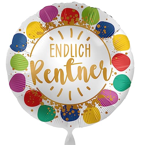 Folienballon Ruhestand Endlich Rentner Abschied Party Rente Rentnerin Glückwunsch, Made in EU Helium geeignet Folienballon Ruhestand Endlich Rentner Abschied Party Rente Rentnerin Glückwunsch, Made in EU Helium geeignet von Libetui