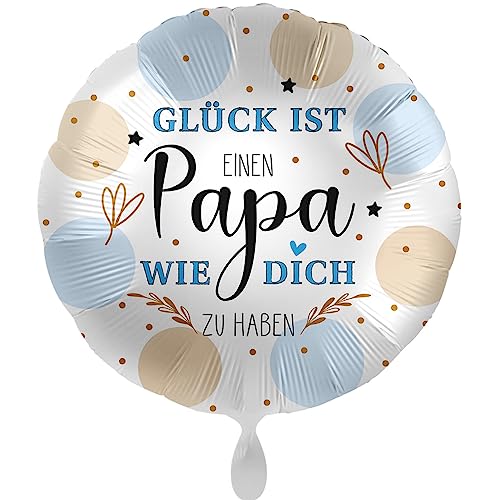 Folienballon Glück ist einen Papa wie Dich zu haben Ballon für Papa Geschenk zum Geburtstag, Vatertag Geschenk für Vater, Made in Germany, Helium geeignet Folienballon Glück ist einen Papa wie Dich zu haben Ballon für Papa Geschenk zum Geburtstag, Vatertag Geschenk für Vater, Made in Germany, Helium geeignet von Libetui