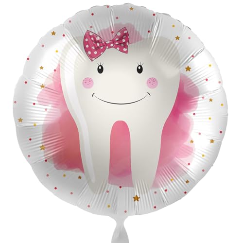 Folienballon niedlicher Zahn Geschenk von Zahnfee Geschenk für Mädchen beim Zahnwechsel, Zahnarztbesuch, ersten Milchzahn, Made in EU Folienballon niedlicher Zahn Geschenk von Zahnfee Geschenk für Mädchen beim Zahnwechsel, Zahnarztbesuch, ersten Milchzahn, Made in EU von Libetui