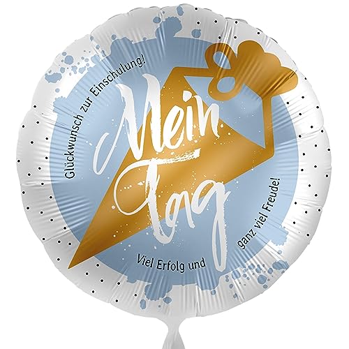 Foliennballon Schulanfang 'Mein Tag' Luftballon Schulbeginn Einschulung Geschenk Schulkind zur Einschulung Schulstart Ballon 1. Klasse, Helium geeignet, Made in USA & DE Foliennballon Schulanfang 'Mein Tag' Luftballon Schulbeginn Einschulung Geschenk Schulkind zur Einschulung Schulstart Ballon 1. Klasse, Helium geeignet, Made in USA & DE von Libetui