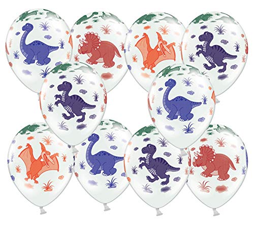 Libetui Set 10 Luftballons Dino Ballons Dinosaurier Made in EU Dino Deko Dinoparty Geburtstag Kinder Dino Mitgebsel Kindergeburtstag Luftballon Dinosaur 30cm Libetui Set 10 Luftballons Dino Ballons Dinosaurier Made in EU Dino Deko Dinoparty Geburtstag Kinder Dino Mitgebsel Kindergeburtstag Luftballon Dinosaur 30cm von Libetui