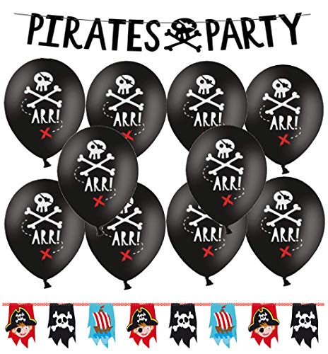 Deko Set Piraten Kindergeburtstag Piratenparty Geburtstag Kinder Partykette Luftballons Piraten Party Deko Set Piraten Kindergeburtstag Piratenparty Geburtstag Kinder Partykette Luftballons Piraten Party von Libetui
