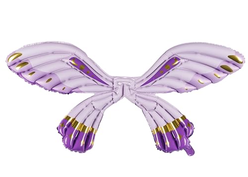 Schmetterling Flügel Folienballon als Kostüm Mädchen Fee Engel Kindergeburtstag Geschenke Fasching Karneval Kinderparty XXL Ballon 100cm Flügeln Lila Schmetterling Flügel Folienballon als Kostüm Mädchen Fee Engel Kindergeburtstag Geschenke Fasching Karneval Kinderparty XXL Ballon 100cm Flügeln Lila von Libetui