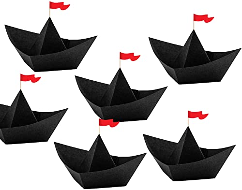 Set 6 DIY große Piratenboote Piratenschiff Papierboote Party Piraten Kindergeburtstag Tischdekoration Piraten Party, Made in EU Set 6 DIY große Piratenboote Piratenschiff Papierboote Party Piraten Kindergeburtstag Tischdekoration Piraten Party, Made in EU von Libetui