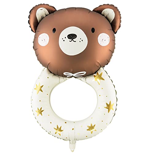 Libetui Süßer Folienballon Baby Bär XL groß Ballon Deko Babyparty Geburt Baby Junge Mädchen Shower Party Luftballon mit Trinkhalm Libetui Süßer Folienballon Baby Bär XL groß Ballon Deko Babyparty Geburt Baby Junge Mädchen Shower Party Luftballon mit Trinkhalm von Libetui