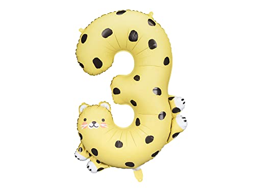 XXL Ballon 3. Geburtstag Süßes Gepard Folienballon 3 große Katze Luftballon 3 Geburtstag Geschenk Kinder 3 Geburtstag Junge Mädchen Safari Dschungel Deko Ballon Zahl 3 XXL Ballon 3. Geburtstag Süßes Gepard Folienballon 3 große Katze Luftballon 3 Geburtstag Geschenk Kinder 3 Geburtstag Junge Mädchen Safari Dschungel Deko Ballon Zahl 3 von Libetui