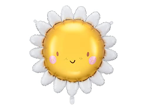 XXL Ballon Sonne Geburtstag Folienballon süße Sonne Luftballon Gänseblümchen Geschenk Kinder Kindergeburtstag Sommerfest Babyparty, mit Trinkhalm XXL Ballon Sonne Geburtstag Folienballon süße Sonne Luftballon Gänseblümchen Geschenk Kinder Kindergeburtstag Sommerfest Babyparty, mit Trinkhalm von Libetui
