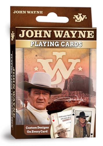 Licensed John Wayne JW Set mit 52 Spielkarten + Joker (MPC) von MasterPieces