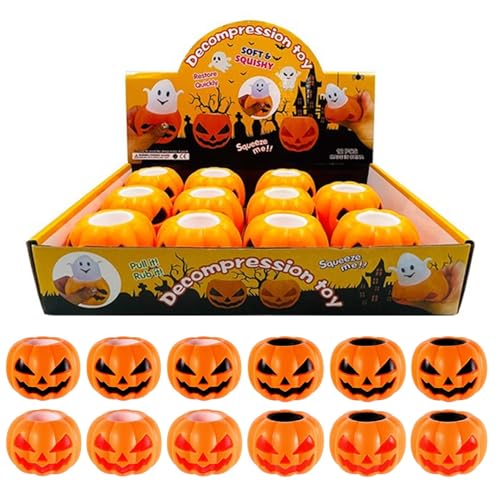 Licsaliwe Halloween Kürbiskopf Stress Ball, 12 Prozent süße Ghost -Up -Spielzeug, Geisterlinderungspartybevorzugungen, Flexible Squeeze -Spielzeug für Erwachsene, Kindergeschenk Licsaliwe Halloween Kürbiskopf Stress Ball, 12 Prozent süße Ghost -Up -Spielzeug, Geisterlinderungspartybevorzugungen, Flexible Squeeze -Spielzeug für Erwachsene, Kindergeschenk von Licsaliwe