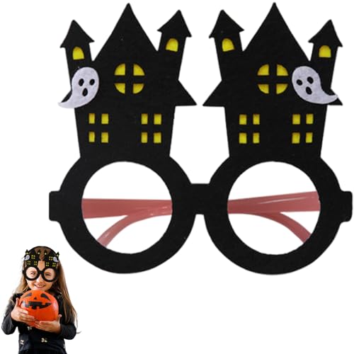 Licsaliwe Halloween-Sonnenbrille fluoreszierende Geister-Spukhaus-Brillenfassung mit leuchtendem Bügel Halloween-Partygeschenke für Cosplay und Foto-Requisiten Schwarz Licsaliwe Halloween-Sonnenbrille fluoreszierende Geister-Spukhaus-Brillenfassung mit leuchtendem Bügel Halloween-Partygeschenke für Cosplay und Foto-Requisiten Schwarz von Licsaliwe